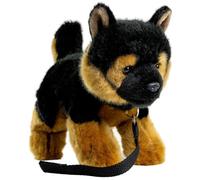 Carl Dick Peluche Cane Pastore Tedesco Cucciolo con guinzaglio 21cm, 3486