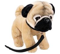 Carl Dick Peluche, Carlino con guinzaglio (razza canina) 23cm, 3503