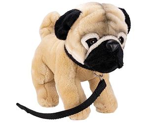 Carl Dick Peluche, Carlino con guinzaglio (razza canina) 23cm, 3503