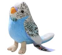 Carl Dick Peluche Uccellino, Pappagallino, Cocorita blu scuro 13cm 2823005