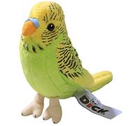 Carl Dick Peluche Uccellino, Pappagallino, Cocorita verde-giallo 13cm, 2823004