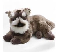 Carl Dick Schnauzer Terrier Cane sdraiato, animale di peluche