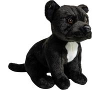Carl Dick Staffordshire Bull Terrier nero 32 cm. Peluche, Giocattolo di peluche, Animale di peluche 3623