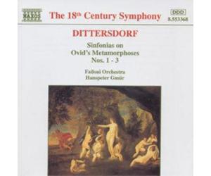 Carl Ditters Von Dittersdorf Sinfonias on Ovid's Metamorphoses Nos. 1 - 3 (CD)