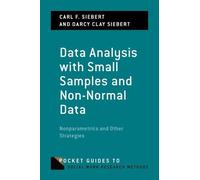 Carl F. Siebert Darcy Cl Data Analysis with Small Samples and Non-N (Tascabile)