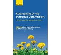Carl Fredrik Bergström Domini Rulemaking by the European (Copertina rigida)