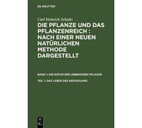 Carl Heinrich Schultz Das Leben des Individuums (Copertina rigida)