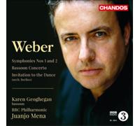 Carl Maria von Weber Weber: Symphonies Nos. 1 and 2/Bassoon Concerto/... (CD)
