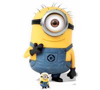 Carl Minion Di Cattivissimo Me 3 Con Mini Cartonato / Stand Up Minions