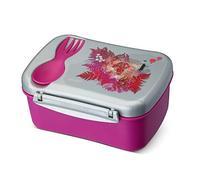Carl Oscar Bento Box - Contenitore per il pranzo con mattonella per il raffreddamento e posate mantengono le ore fresche per diverse ore, 17 x 12,5 x 8 cm, rosa