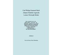 Carl Philipp Em Nekrolog or Obituary Notice of Johann Sebastian Bach (Tascabile)
