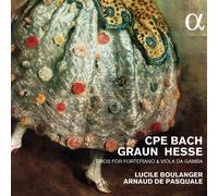 Carl Philipp Emanu C.P.E. Bach/Graun/Hesse: Trios for Fortepiano & Viola D (CD)