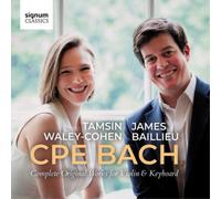Carl Philipp Emanuel B CPE Bach: Complete Original Works for Violin & Keybo (CD)
