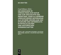 Carl Ritter Die Sinai-Halbinsel, Palästina Und Syrien, Abschn (Copertina rigida)