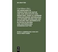 Carl Ritter Uebergang von Ost- nach West-Asien (Copertina rigida)