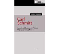 Carl Schmitt. Eccezione. Decisione. Politico. Ordine concreto. Nomos