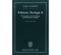 Carl Schmitt Politische Theologie II. (Tascabile)