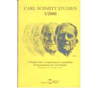 CARL SCHMITT STUDIEN 1/2000