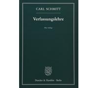 Carl Schmitt Verfassungslehre (Tascabile)