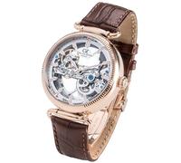 Carl von Zeyten Elzach CVZ0031RWHS - Orologio da uomo, con meccanismo a scheletro, in vetro zaffiro, automatico, 42 mm