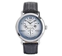 Carl von Zeyten Kandel Orologio automatico cinturino in pelle nera CvZ 0066WH, cinghie
