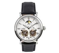 Carl von Zeyten Orologio Analogico Automatico Uomo con Cinturino in Pelle CVZ0054SLSR