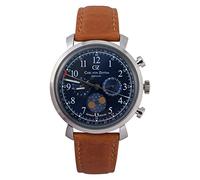 Carl von Zeyten Orologio Analogico Quarzo Uomo con Cinturino in Pelle CVZ0015BL