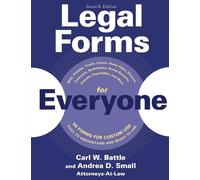 Carl W. Battle Andrea D. Small Legal Forms for Everyone (Tascabile)