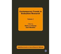 Carl Westine Contemporary Trends in Evaluation Research (Mixed Media Product)