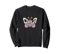 Carla Butterfly - Personalizzato Carlo Nome Word Art Felpa