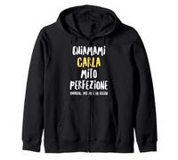 Carla Maglia con Testo Divertente Donna Ragazza Bambina Felpa con Cappuccio