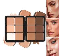 Carla's Secret Makeup Carla Secret Concealer Palette 12 colori Concealer Palette Makeup,Cream Blush Palette,Trucco a copertura totale a lunga tenuta per una pelle impeccabile (C, 12 colori)