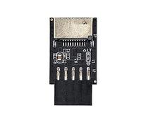 Carlgelrag Scheda Madre USB2.0 9Pin a TYPE-C A-KEY Convertitore Connettore Anteriore USB3.2 TYPE-E Interface Header Adapter Extender Card