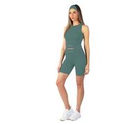 Carlheim Pantaloncini da Donna Serenita Active Collection, 8", Blu Minerale, Medium