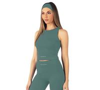 Carlheim Serenita Active Collection Tank Top Canottiera, Blu Minerale, XS Donna