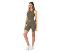 Carlheim Women's Serenita Active Collection - Pantaloncini da Donna, 8", Colore: Rosa Tortora, XL