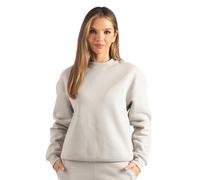 Carlheim Women's Sweatshirt Harper Branded, Stone, Medium