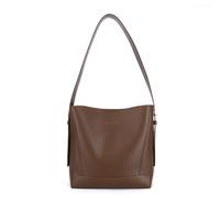 Carlheim Women's Totebags Statement Genuine Leather, Black