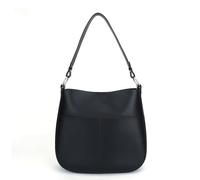 Carlheim Women's Totebags Statement Genuine Leather, Black