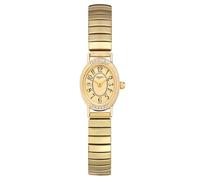 CARLIEN Petite Classic Luxury Arabic Numerals Easy Reader ovale 2 lancette analogico al quarzo cinturino di espansione in acciaio inossidabile elegante orologio da polso impermeabile