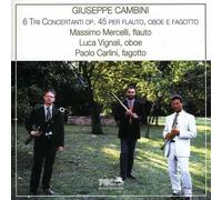 Mercelli,Massimo,Carlini,Paolo,Vign 6 Trii Concertanti Op.45 Per Flauto,Ob (CD)