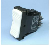 Carling Dpdt Rocker Interruttore, Momentanea E Mantenuta Bianco 10A 250VA,1/2