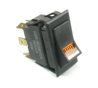 Carling Illuminato Interruttore a Bilanciere Ambra Dpst On/Spento