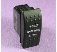 Carling Momentanea Rocker Interruttore Spdt 20A 12VDC (Su) Spento Interno Ala