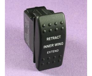 Carling Momentanea Rocker Interruttore Spdt 20A 12VDC (Su) Spento Interno Ala
