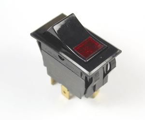 Carling RED Interruttore Rocker Illuminato ON/OFF, 125v Neon, SPST, 3 Pin