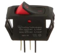 CARLING RSCA201-VB-B-9-V INTERRUTTORI ROCKER SPST 20A 125V NERO 1 pezzo