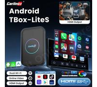 CarlinKit 2025 LiteS 5in1 Android Tv Box CarPlay Android auto Wireless Adatper per Auto Netfilx Youtube IPTV Spotify CarlinKit LiteS 2GB RAM 16GB ROM
