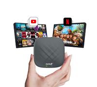 CarlinKit 2026 Wireless CarPlay & Android Auto Android 13.0 AiBox Adattatore, per auto con CarPlay cablato, sistema integrato 4+64GB con GPS, processore octa-core