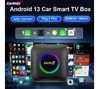 CarlinKit 3 in 1 Android 13 TV Box Wireless CarPlay Android Auto Adattatore Qualcomm 8-Core 4G LTE GPS per Netflix CarPlay Ai Box